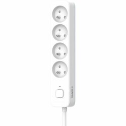 Ellist 4 Tomas-uttag med brytare QUARX (3 m)
