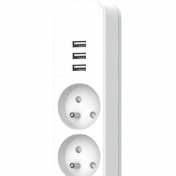 Ellist 4 Tomas-uttag med brytare QUARX (1,5 m)