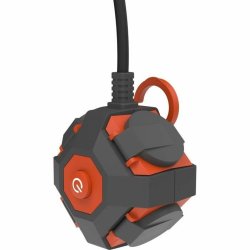 Ellist 4 Tomas-uttag med brytare QUARX (3 m)