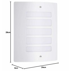 V�gglykta Brilliant Todd Vit Metall Plast 60 W E27