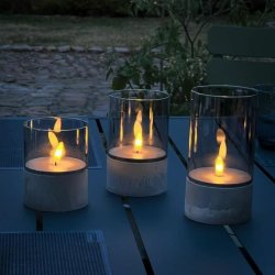 LED Ljus Brilliant Gr Metall 3 antal