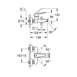 Blandare Grohe 23206002