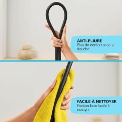 Duschros Grohe Svart