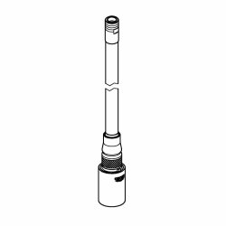 Removable shower Grohe Minta 46592000 Silvrig Kromad Rostfritt s