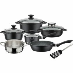 Kastrullset GSW Svart noir 10 Delar