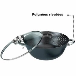 Wokpanna GSW Stl Hrdat stl  32 cm 4 Delar