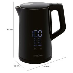 Vattenkokare Proficook PC-WKS 1243 Svart Rostfritt stl 2200 W 1