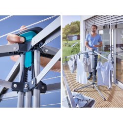Torklina Leifheit LinoPop-Up 82500 Metall 4 Kg