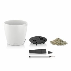 Kruka Lechuza Vit polypropen Rund