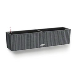 Kruka Lechuza Svart Gr� polypropen