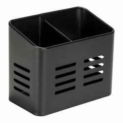 Bestickkorg Wenko Susie 55098100 Svart matt Metall