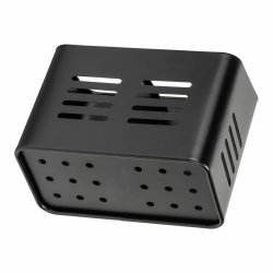 Bestickkorg Wenko Susie 55098100 Svart matt Metall