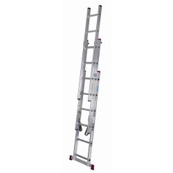 Hoppvikbar trappstege, 6 steg Krause 30368 Silvrig Stl