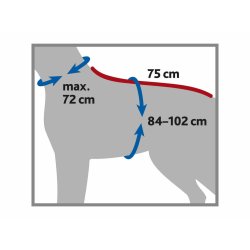 Badrock för hund Trixie Grå XL Badrock för hund Trixie Grå XL