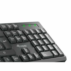 Tangentbord Equip 245221 Svart Qwerty Spanska spanska