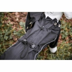 Regnrock fr hundar Kerbl M 40 cm Svart