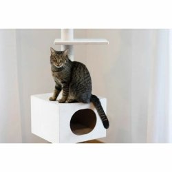 Klstrd fr katter Kerbl Vit Sisal