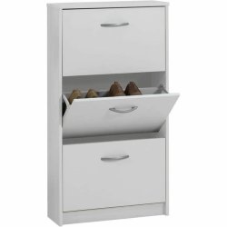 Skostll FMD Vit 58,5 x 104,5 x 17 cm