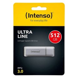 Minnessticka INTENSO 3531493 512 GB USB 3.0 Silvrig Silver 512 G