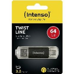 USB-minne INTENSO Antracitgr� 64 GB