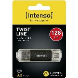 USB-minne INTENSO Antracitgr 128 GB 128 GB SSD