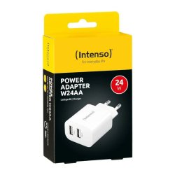 Vggladdare INTENSO W24AA 24 W Vit