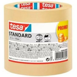 Maskeringstejp TESA STANDARD Gul Papper 50 mm x 50 m 2 Delar (18