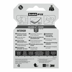 Dubbelsidig Tejp Scotch 19 mm x 1,5 m Vit