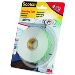 Dubbelsidig Tejp Scotch 5 kg 19 mm x 5 m Transparent Speglar