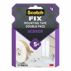 Dubbelsidig Tejp Scotch 5 kg 19 mm x 5 m Transparent Speglar