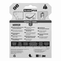 Dubbelsidig Tejp Scotch 5 kg 19 mm x 5 m Transparent Speglar