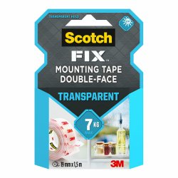 Dubbelsidig Tejp Scotch Transparent 19 mm x 1,5 m