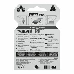 Dubbelsidig Tejp Scotch Transparent 19 mm x 1,5 m