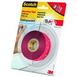 Dubbelsidig Tejp Scotch Transparent 19 mm x 5 m