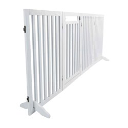 tkomstdrr Trixie Hund Vit 60-160 x 81 cm