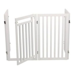tkomstdrr Trixie Hund Vit 60-160 x 81 cm