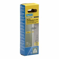 Pluggar och skruv Rapid 5001548  8 x 46 mm M4 x 58 mm Metall Ex