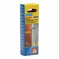 Pluggar och skruv Rapid 5001549  11 x 37 mm M5 x 48 mm Metall E