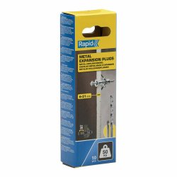 Pluggar och skruv Rapid 5001553 13 x 52 mm M6 x 63 mm Metall Exp