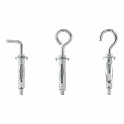 Set med krokar, gonbultar och hngare Rapid  8 x 32 mm Metall