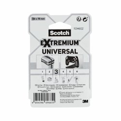 Silvertejp Scotch extremium 3 universal Svart 3 m x 19 mm