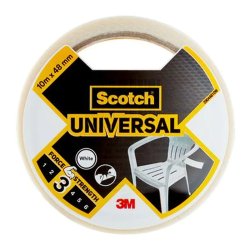Silvertejp Scotch Vit 10 m x 48 mm 6 Delar