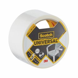 Silvertejp Scotch Vit 10 m x 48 mm 6 Delar