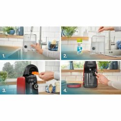 Kaffekapslar BOSCH TAS163E T16 Finesse Svart Rd rouge 1400 W 70
