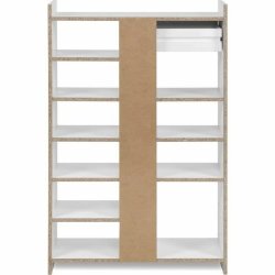 Skostll MNSTER Vit Rektangulr 71,5 x 25 x 109 cm