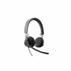 Hrlurar med Mikrofon Logitech 981-000875           Svart