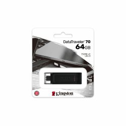 USB-minne Kingston DT70/64GB usb c Svart 64 GB