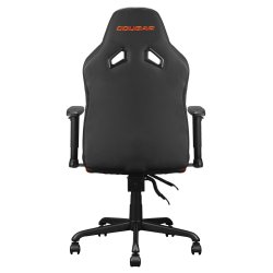 Spelstol Cougar Fusion S Svart Svart/Orange