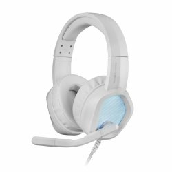 Hrlurar med mikrofon Gaming Mars Gaming MH320W LED RGB Stereo G