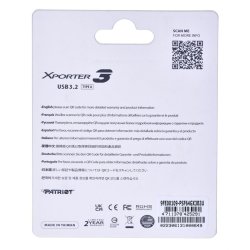 USB-minne Patriot Memory Xporter 3 Svart 64 GB